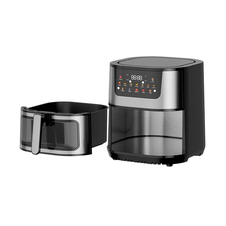 سرخ‌کن بدون روغن Airfryer 15L با ظرفیت بالا، چندکاره خانگی از جنس استیل ضدزنگ، مجهز به پنجره دید و المنت حرارتی بالا و پایین