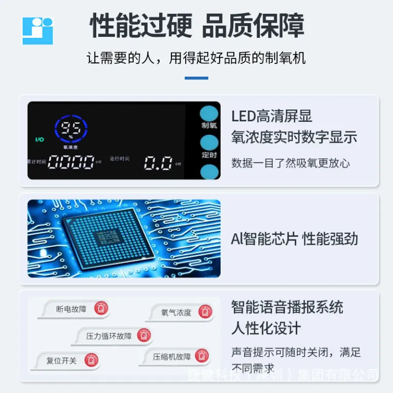 دستگاه اکسیژن‌ساز پزشکی 3L5L لیتری عرضه مستقیم کارخانه، مناسب سالمندان، اکسیژن خانگی، نبولایزر، مشابه بیمارستانی، ارسال بین‌المللی