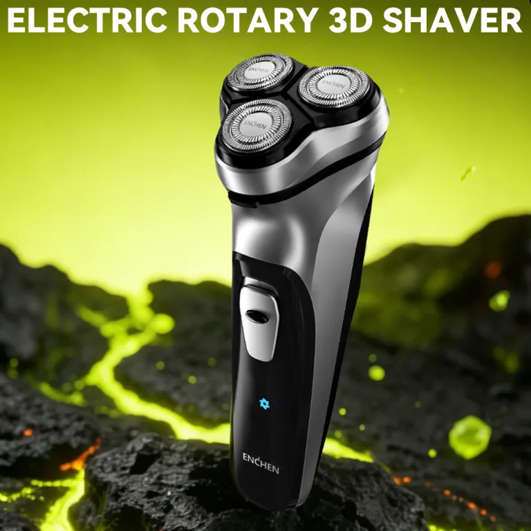 ریشتراش ENCHEN BlackStone سهتیغه 3D محافظ خودکار در برابر گیر کردن مو
