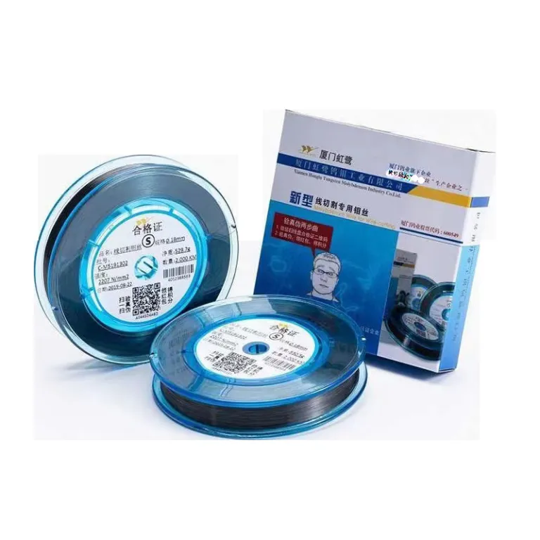 سیم مولیبدن شیامن هونگلو 0.18mm2000 متر مخصوص وایرکات با کارایی بالا، مقاوم در برابر سایش و عدم شکستگی آسان