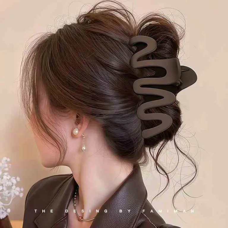 گیره سر زنانه پشت سری 2025 مدل جدید گیره کروکودیلی بزرگ شیک