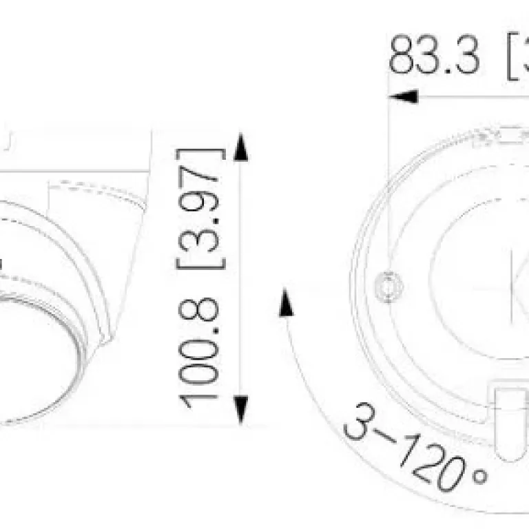 دوربین دام داهوا 400 مگاپیکسل دوگانه نور تمام‌رنگی 400 POE DH-IPC-HDW1433V-A-IL