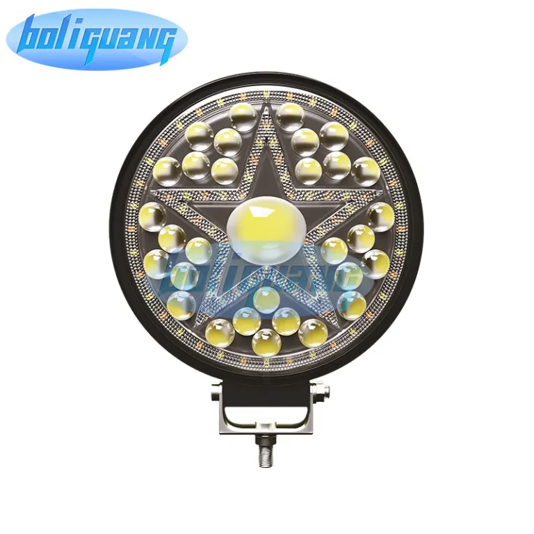 چراغ جلو LED گرد 7 اینچی جدید مناسب موتورسیکلت و خودروهای آفرود