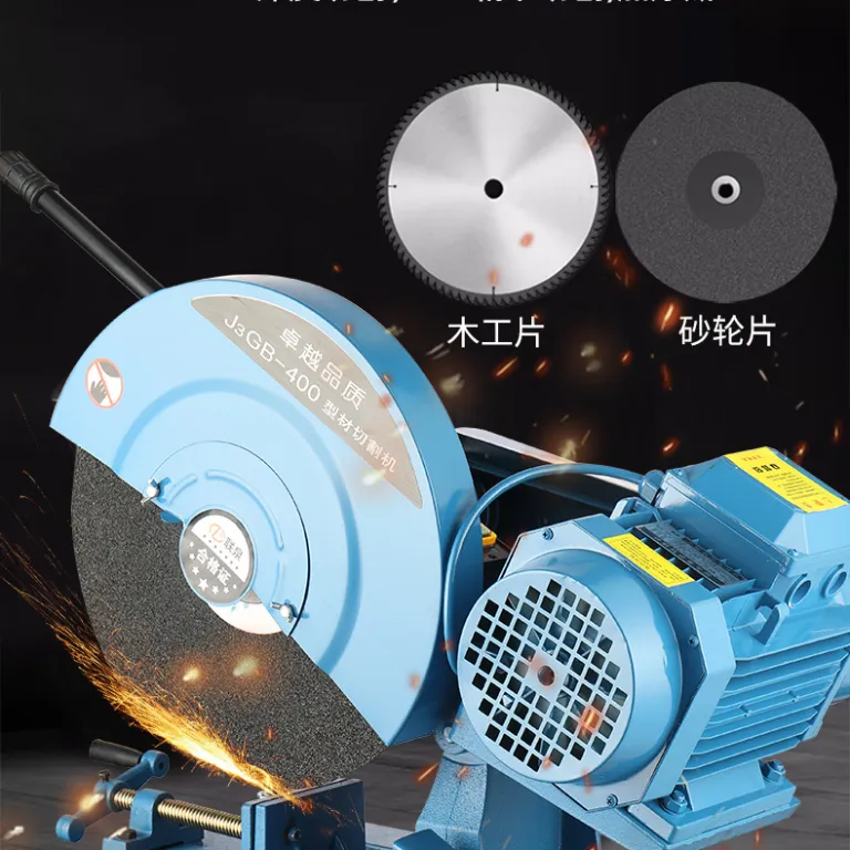 J3GB-400 دستگاه برش پروفیل فولادی صنعتی سنگین با تسمه، سه‌فاز 3KW دستگاه اره چوب