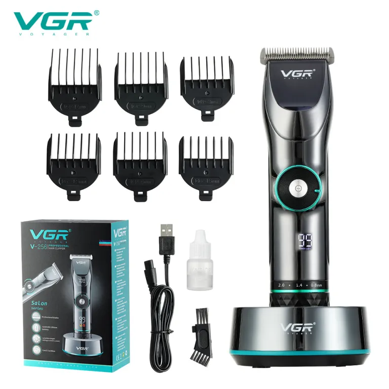 ماشین اصلاح موی حرفه‌ای سالنی VGR V-256 برای آرایشگران