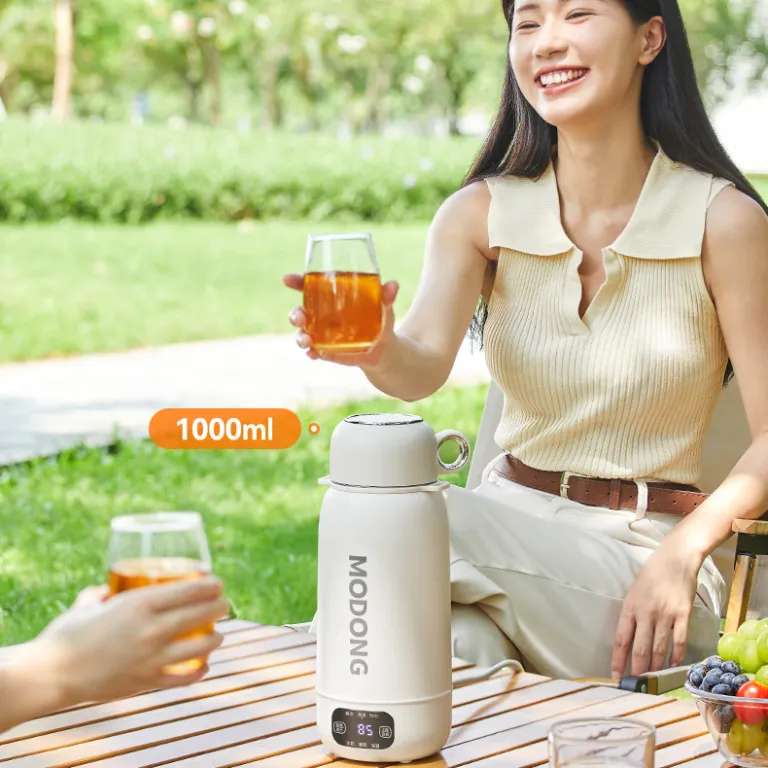 کتری برقی قابل حمل مودونگ، لیوان جوشان خودرویی، لیوان آبگرمکن مسافرتی، بطری آب گرم نگهدارنده، کتری آب گرم روباز برای فضای باز