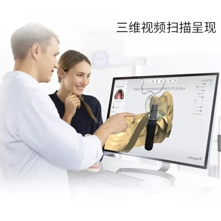 اسکنر داخل دهانی سه‌بعدی دندانپزشکی 3D برای قالب‌گیری دیجیتال، دستگاه یکپارچه با کامپیوتر مخصوص کلینیک دندانپزشکی