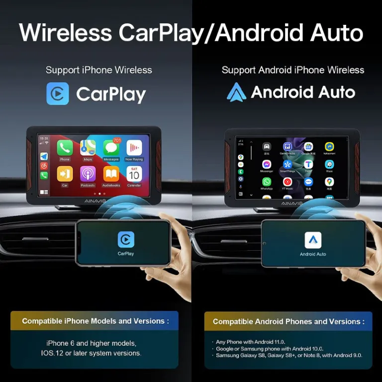 جعبه CarPlay مخصوص کراس‌بردر، تبدیل باسیم به بی‌سیم، جعبه اتصال اندروید خودرو، جعبه ویدیویی با بدنه آلیاژی
