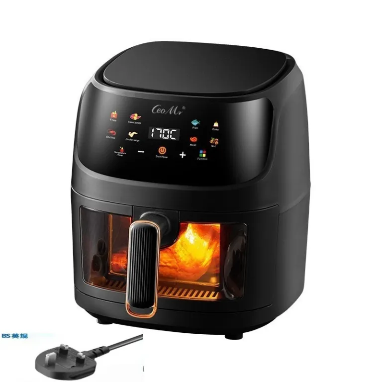 سرخ‌کن بدون روغن 8L چندکاره هوشمند با صفحه لمسی ظرفیت بزرگ airfryer دستگاه فر و سیب‌زمینی سرخ‌کن برقی
