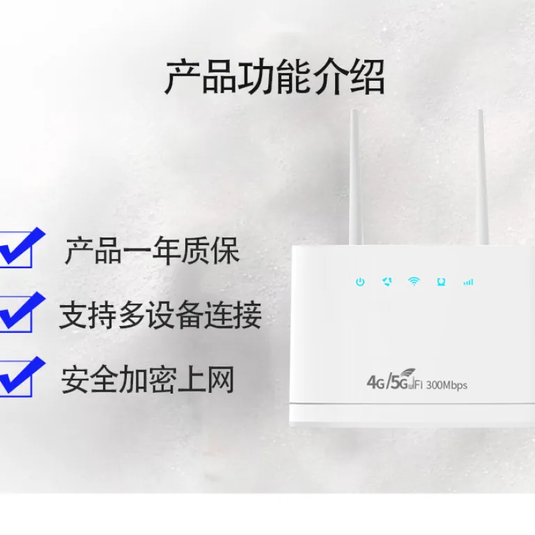 4G روتر بی‌سیم CPE اصلاح‌شده وای‌فای همراه با اسلات سیم‌کارت تبدیل به کابل شبکه اروپا آفریقا مالزی