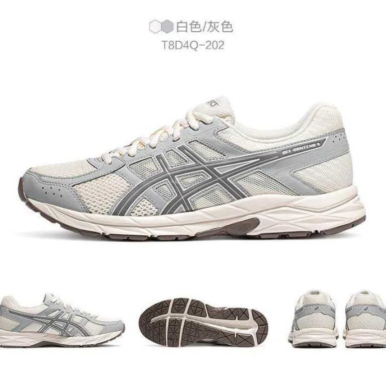 کفش دویدن مردانه ASICS سبک، تنفس‌پذیر و ضربه‌گیر GEL-CONTEND 4