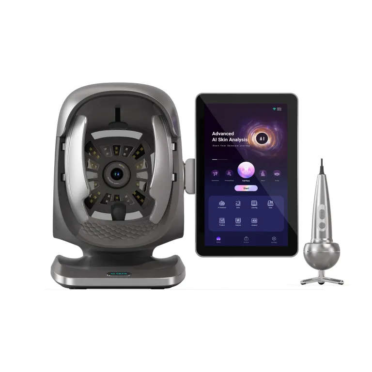 دستگاه آنالیز هوشمند پوست X3pro Xingce برون‌مرزی، آینه جادویی آنالیز UV، رطوبت و طیف سنجی پوست سر و صورت