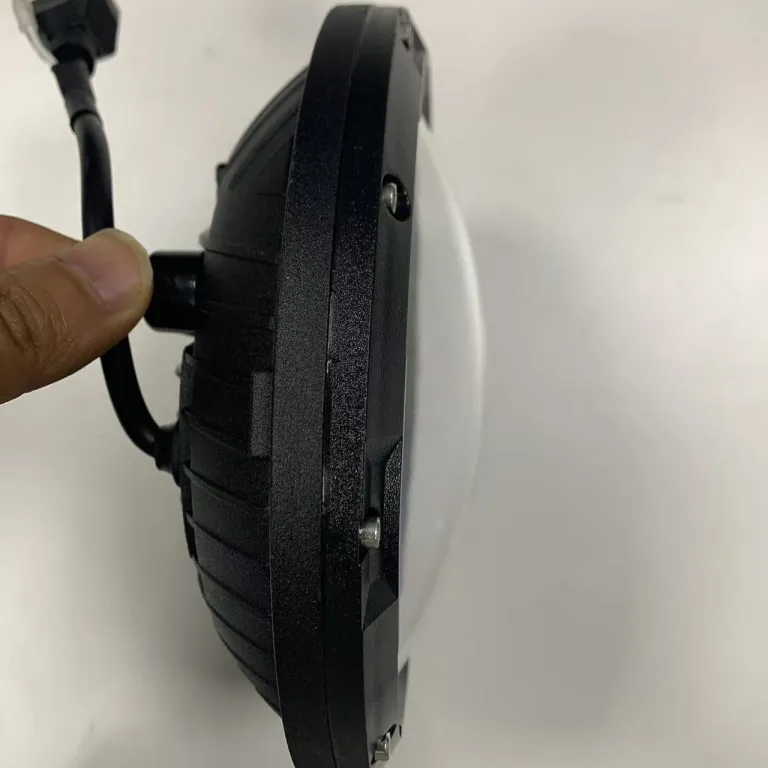 چراغ جلو LED موتورسیکلت 75W7 اینچ گرد مناسب آفرود جیپ رانگلر و هارلی