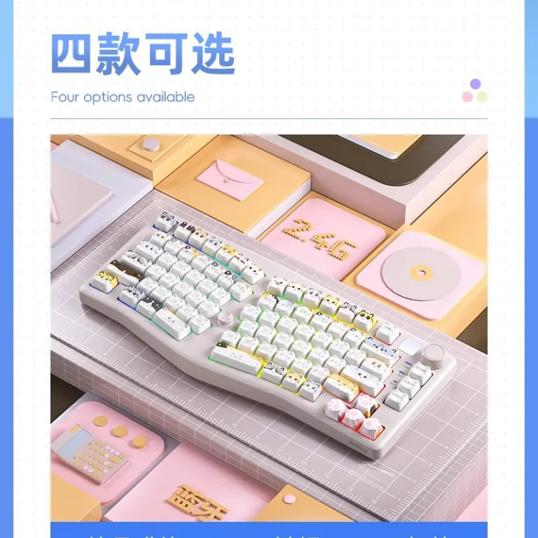کیبورد مکانیکی آلیس LEOBOG A75 با قابلیت تعویض گرم، RGB، سفارشی‌سازی شده برای بازی و کارهای اداری و تبلت، ساختار TOP