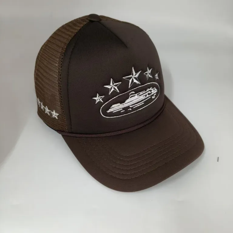 کلاه کامیون‌دار آمریکایی Corteiz 5 Starz Alcatraz Trucker 2023 مدل جدید
