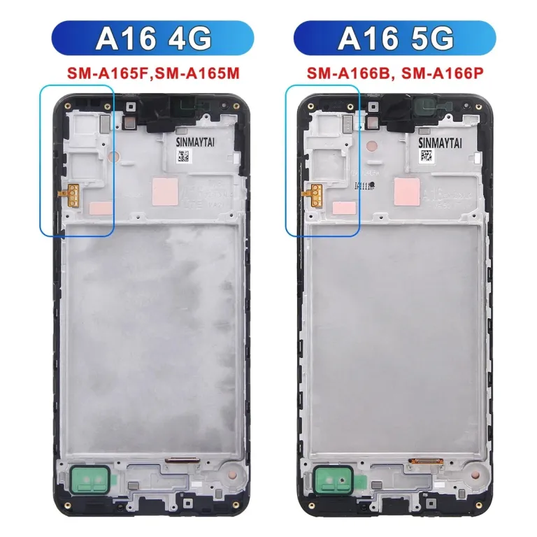 مناسب برای سامسونگ A165G مجموعه صفحه نمایش A165FA166 صفحه نمایش LCD گوشی موبایل نمایشگر داخلی صفحه لمسی