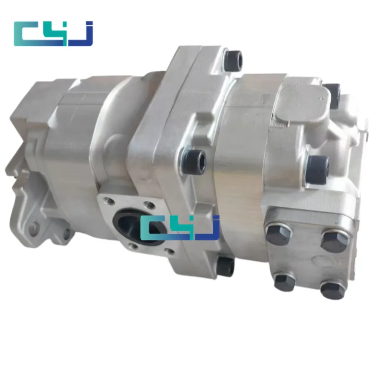 WA470-3 پمپ دنده هیدرولیک لودر 705-52-30281 قطعات بیل مکانیکی
