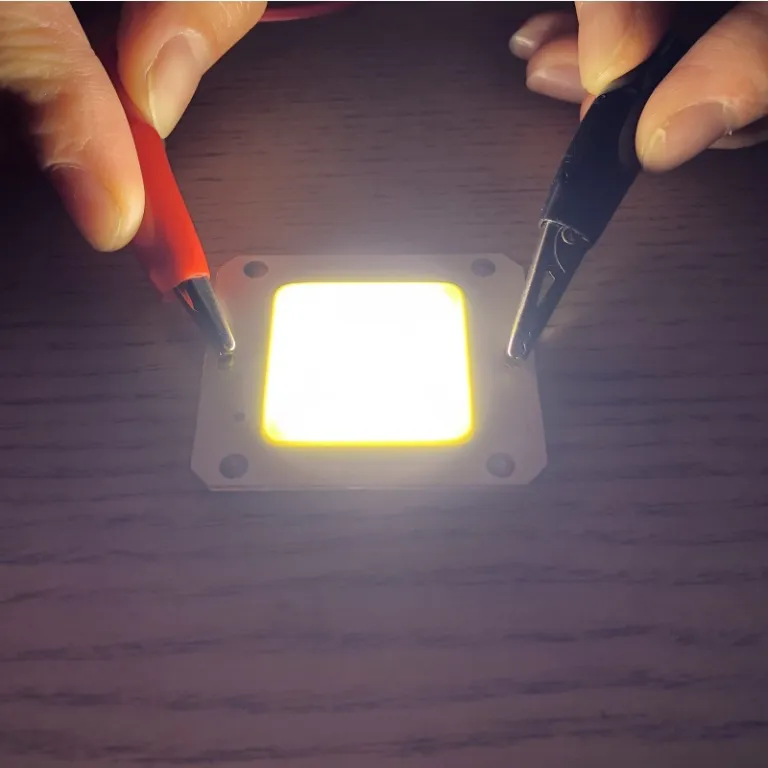 12V بدون نیاز به درایور، پرنور 50WCOB نور سفید و سفید گرم، ال‌ای‌دی یکپارچه، برد ال‌ای‌دی، چراغ خورشیدی، چیپ منبع نور