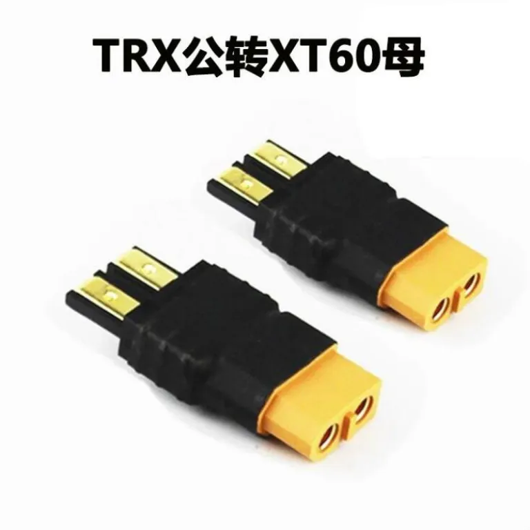 مبدل باتری لیتیومی مدل هواپیما: T Plug به XT60، XT90 به XT60، EC5 به TRX، EC3 به T Plug