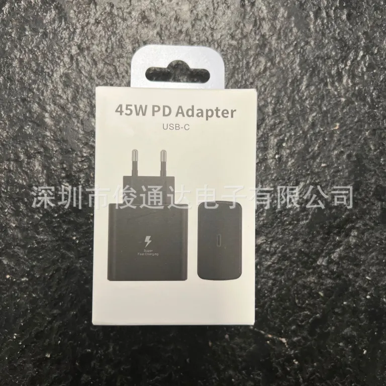 شارژر سازگار با سامسونگ 45W، کابل شارژ سریع S23ultra Note10 به همراه هد شارژ سریع Note20