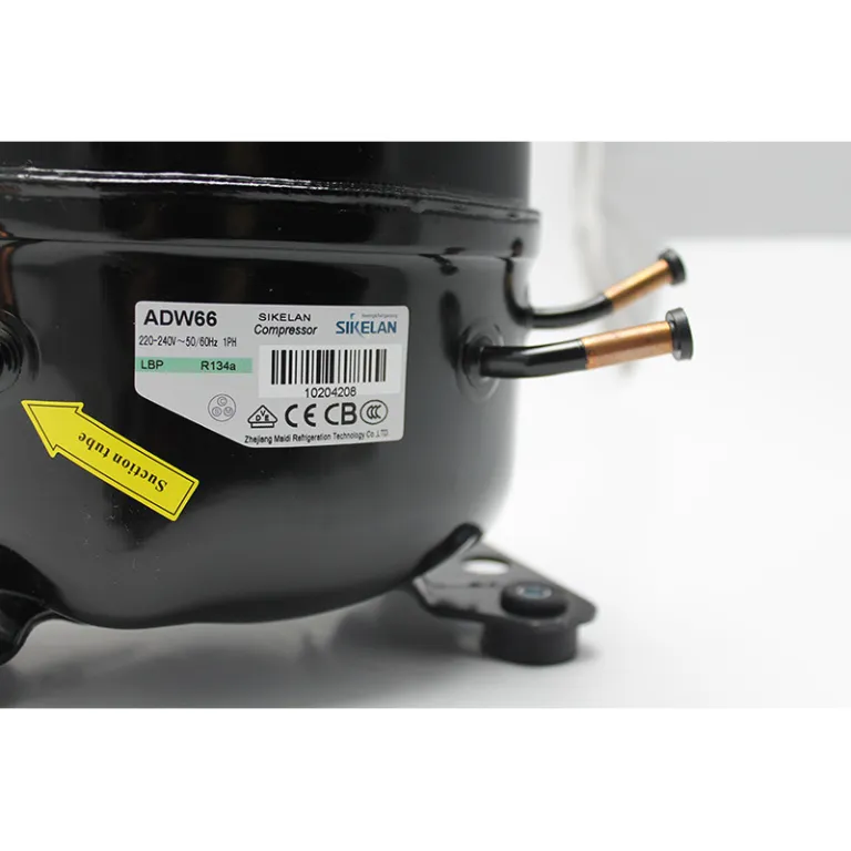 کمپرسور یخچال و فریزر R134A مبرد 220V ولتاژ 50/60HZ کمپرسور تبرید خانگی و تجاری