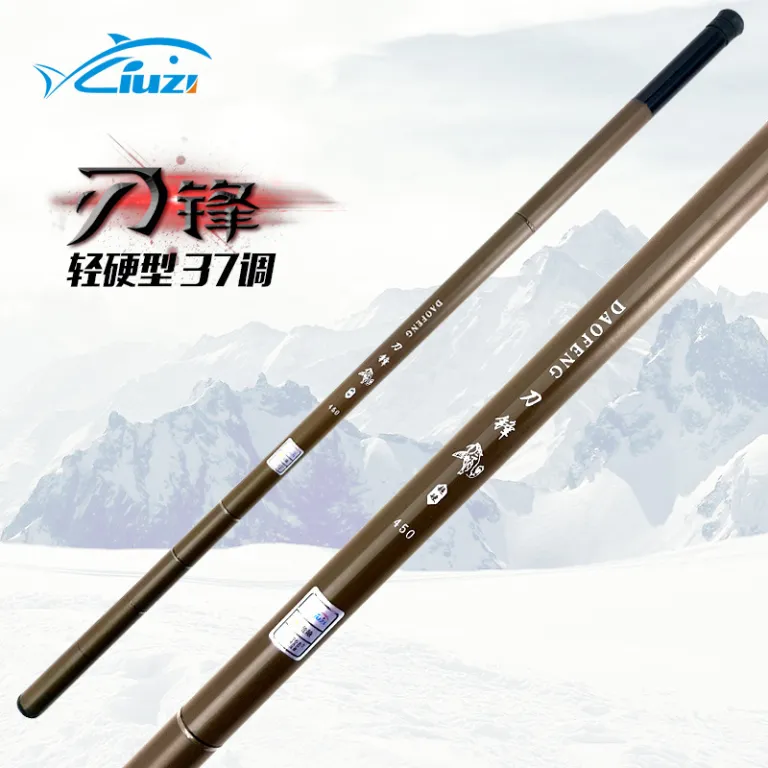 عمده چوب ماهیگیری فایبرگلاس ارزان، ست چوب دستی و چوب رودخانه‌ای برند Liuzi