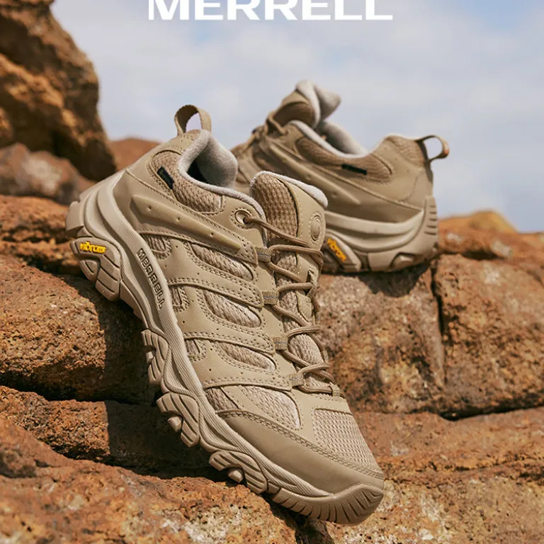 کفش پیاده‌روی ضدآب MERRELL MOAB 3 SYN GTX کوهنوردی با زیره عاج‌دار و مقاوم مدل پاییزه