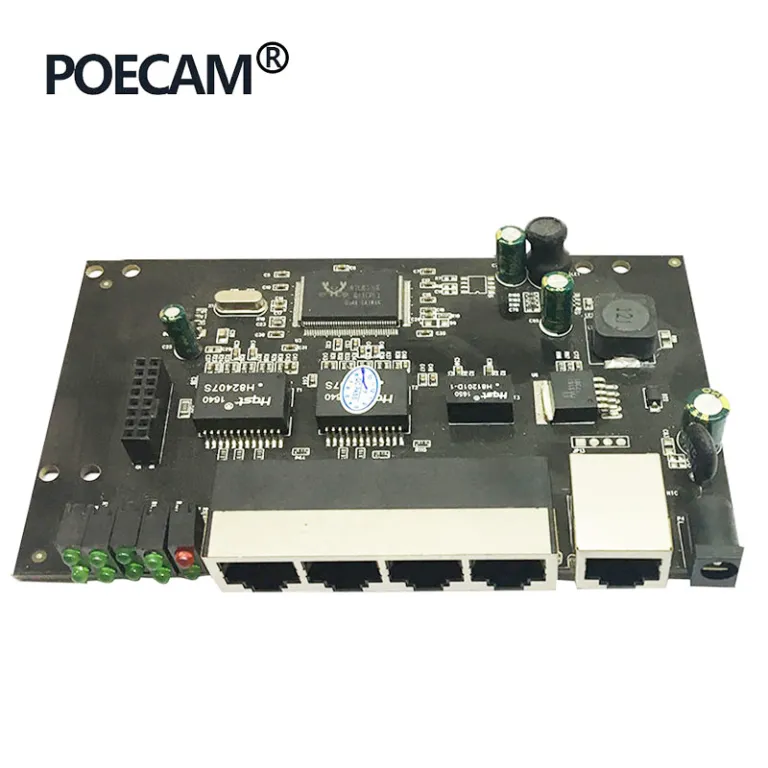 تغذیه POE استاندارد مخصوص دوربین مداربسته، NVR و DVR 48V - برد اصلی سوئیچ