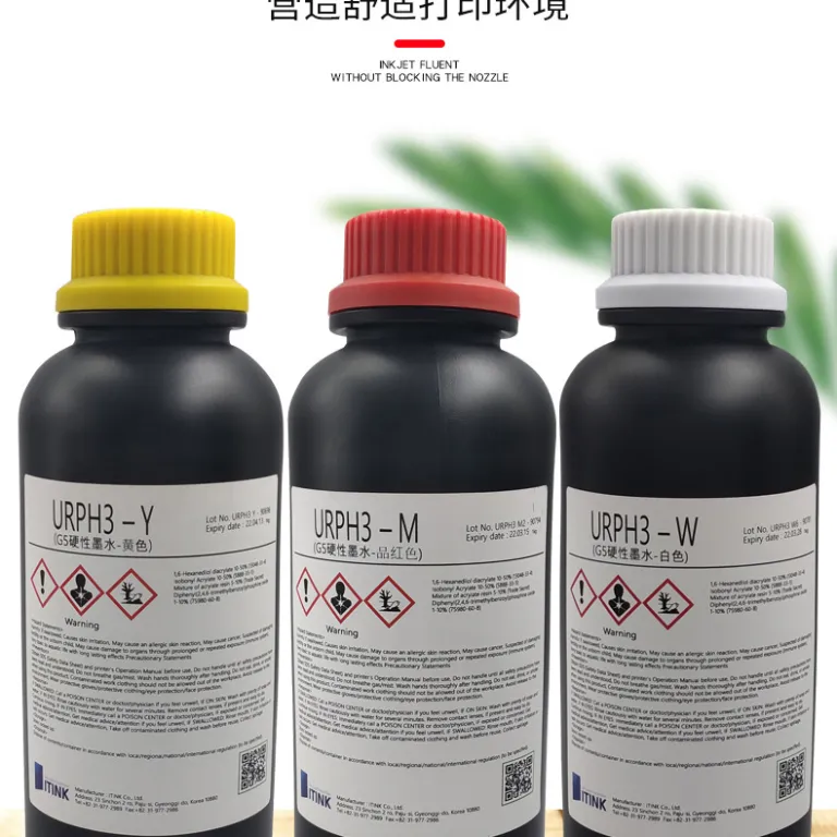 جوهر UV، جوهر IT، خنثی، سخت و نرم، مناسب برای پرینترهای تخت ریکو G5، کونیکا، سیکو و غیره