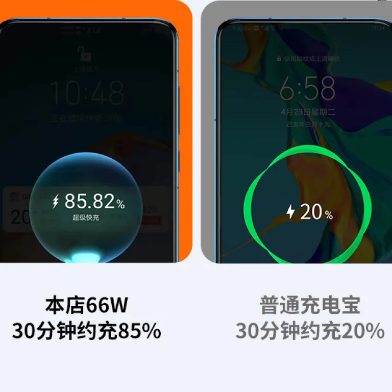 پاوربانک جدید کراسبوردر 66w با شارژ فوقسریع، قابل حمل و کوچک، ظرفیت بالا 20000 میلیآمپر ساعت، با قابلیت درج لوگو