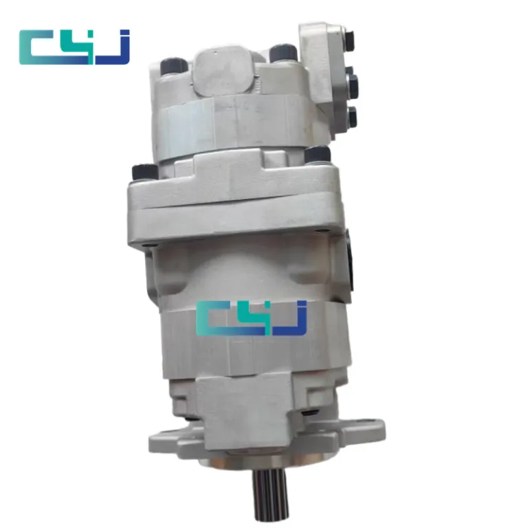 WA470-3 پمپ دنده هیدرولیک لودر 705-52-30281 قطعات بیل مکانیکی