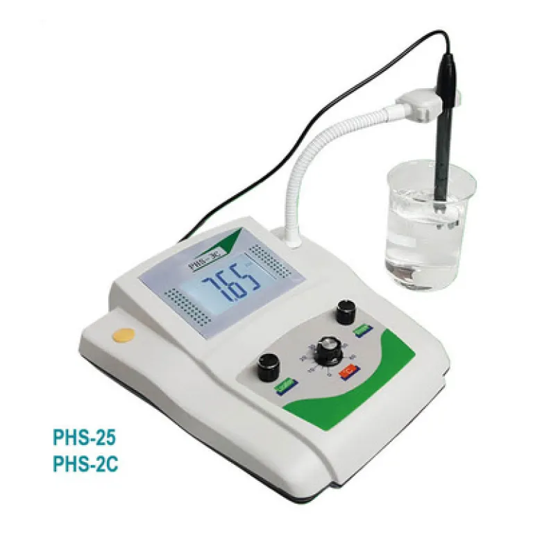 PHS-3C اسیدسنج دیجیتال آزمایشگاهی رومیزی pH متر PHS-25 تستر اسید و باز سنجش غلظت pH