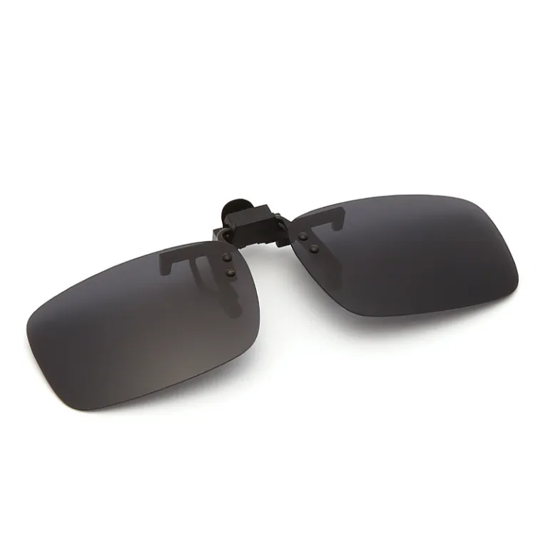 گیره عینک آفتابی پلاریزه قابل نصب روی عینک طبی مردانه، دو حالته روز و شب، مخصوص رانندگی و ماهیگیری، با دید در شب