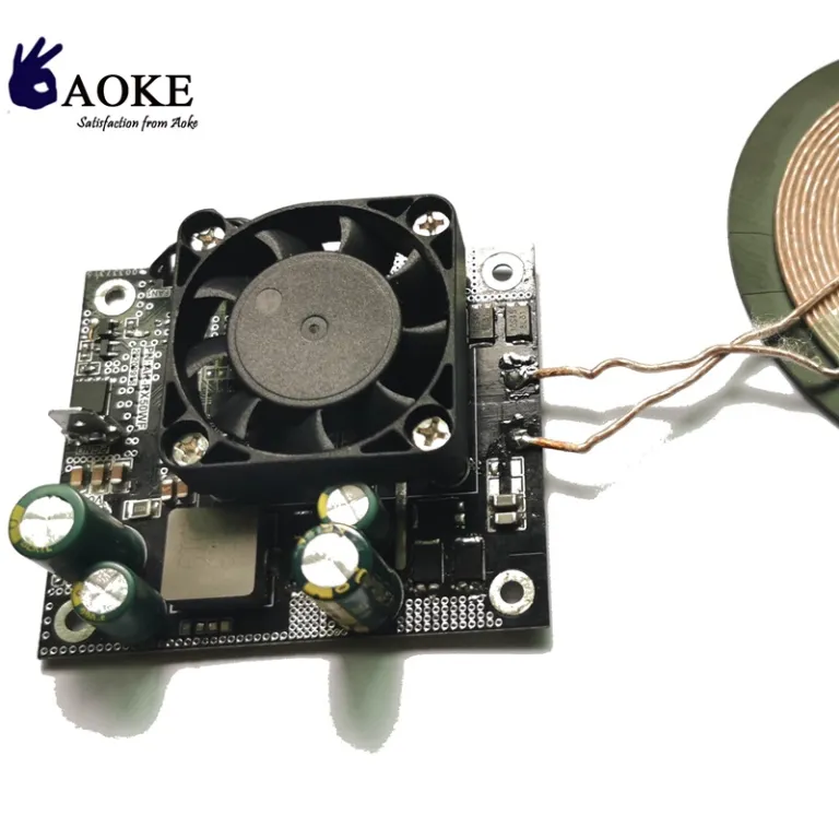 ماژول شارژ بی‌سیم پرقدرت شنژن دارای گواهی، تغذیه از راه دور 100W برد PCBA ماژول شارژ بی‌سیم