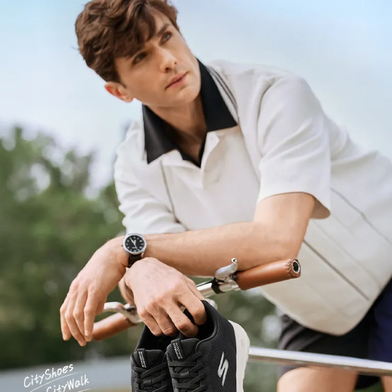 کفش راحتی مردانه اسکچرز GO WALK سبک و نرم با قابلیت جذب ضربه