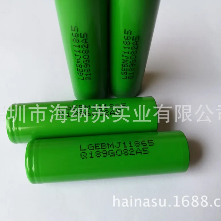 باتری لیتیوم یونی نو اورجینال ال‌جی 18650 MJ1 3500mAh با دشارژ پیوسته 10A مناسب مدل‌های هوایی