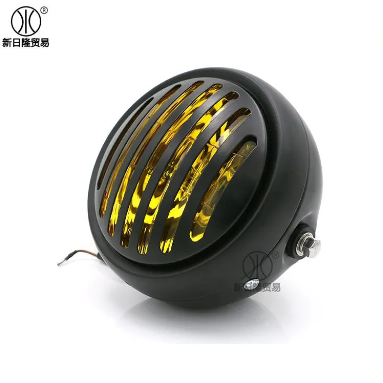 چراغ جلو رترو CG125 با قاب مشکی گرد GN125، لوازم جانبی موتورسیکلت