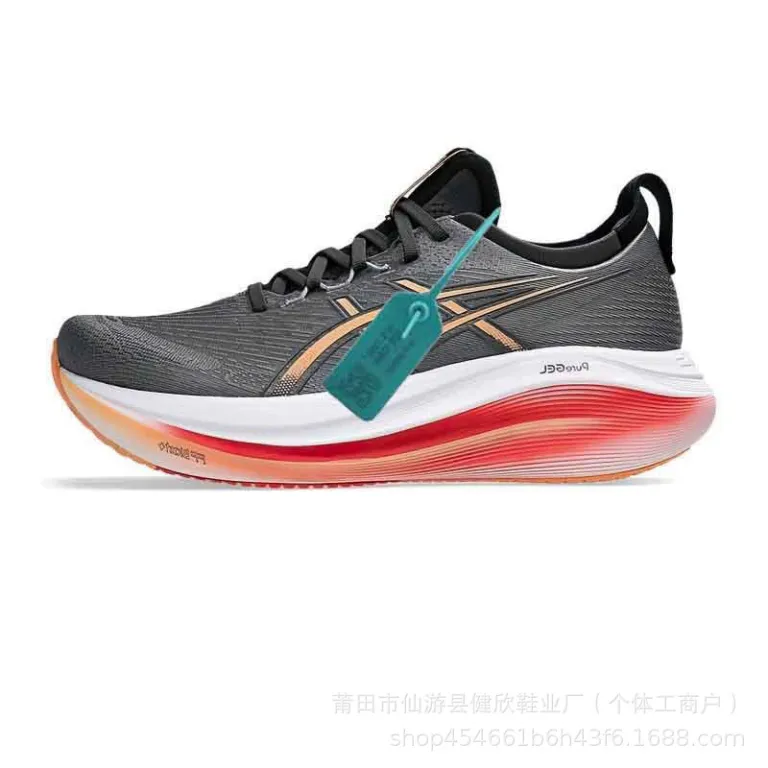 کفش دویدن مردانه آسیر GEL-NIMBUS 27 اصل خالص پوتیان با ضربه‌گیری، پشتیبانی، بازگشت انرژی و سرعت