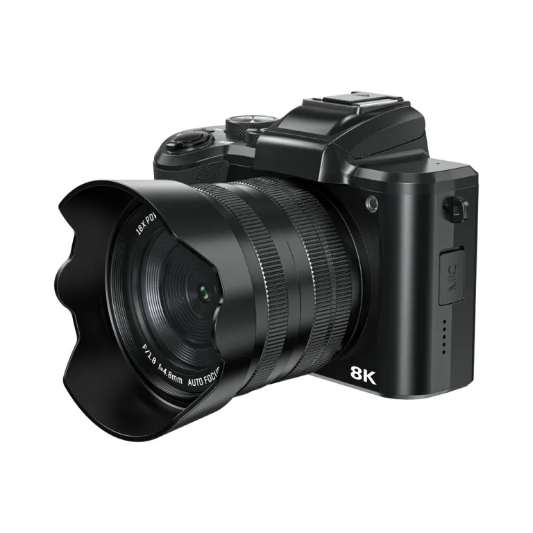 DC226 دوربین دیجیتال HD مخصوص کراسبوردر با سنسور 4800 مگاپیکسل، دوربین سلفی دوگانه با زیباسازی چهره برای دانش‌آموزان