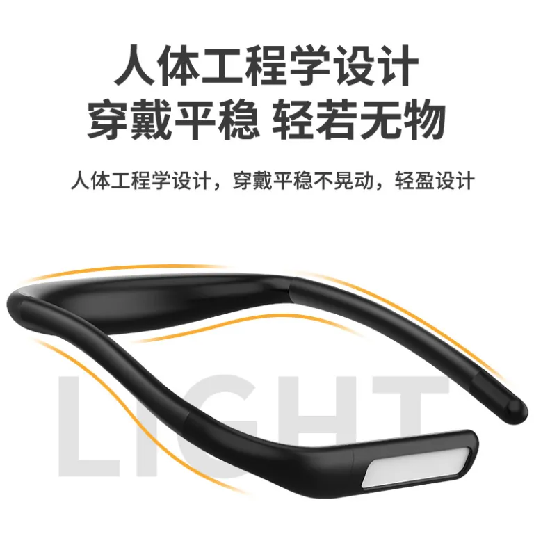 چراغ مطالعه محافظ چشم آویز گردنی LED تاشو قابل شارژ برای تخت خواب و میز کار