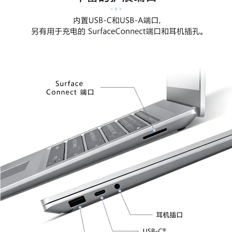 لپ‌تاپ Surface Laptop3/4 i7 32+1TB باریک 13.5 اینچی مخصوص بازی، تجاری و اداری