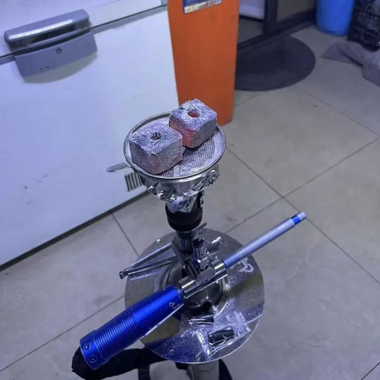 زغال قلیان بامبو مکانیزمی زغال قلیان بار زغال بامبو مربعی صادراتی خاورمیانه hookah