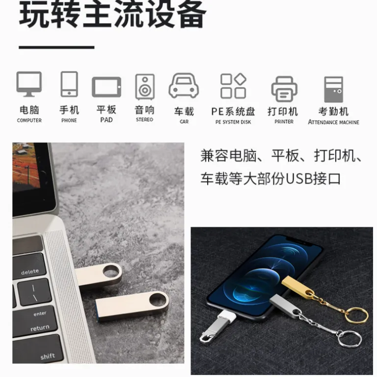 تولید مستقیم کارخانه فلش مموری عمده هدیه پرسرعت 8g عمده فلش مموری 16G فلش فلزی 32G 64G فلش مموری 128G