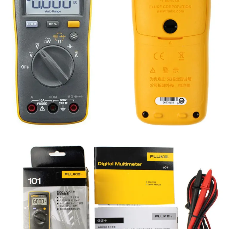 مولتیمتر دیجیتال Fluke F101/F106/ F107 و کلمپ متر دیجیتال