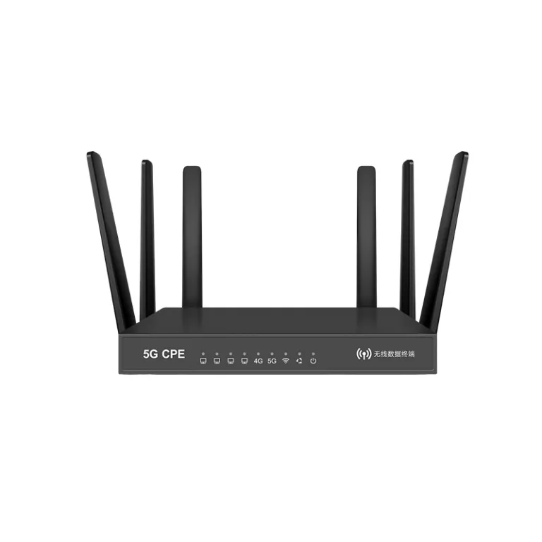 5G روتر بی‌سیم CPE صنعتی دو بانده گیگابیتی برای سازمان، خانه و محل کار با پشتیبانی از سیم‌کارت و تبدیل به وای‌فای
