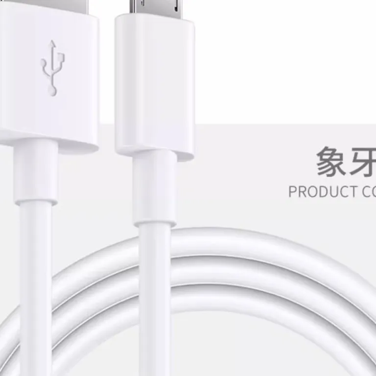 6A کابل دیتا USB شارژ سریع مناسب گوشی‌های هواوی و آنر اندروید، کابل شارژ تک‌سر با کانکتور اصلی ذوزنقه‌ای