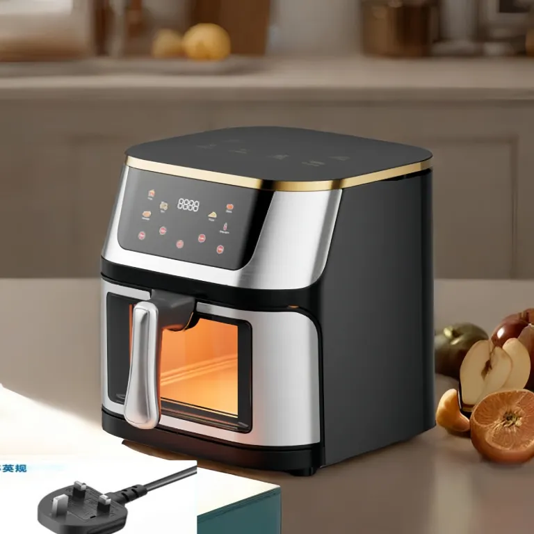 سرخ‌کن بدون روغن 8L چندکاره هوشمند با صفحه لمسی ظرفیت بزرگ airfryer دستگاه فر و سیب‌زمینی سرخ‌کن برقی