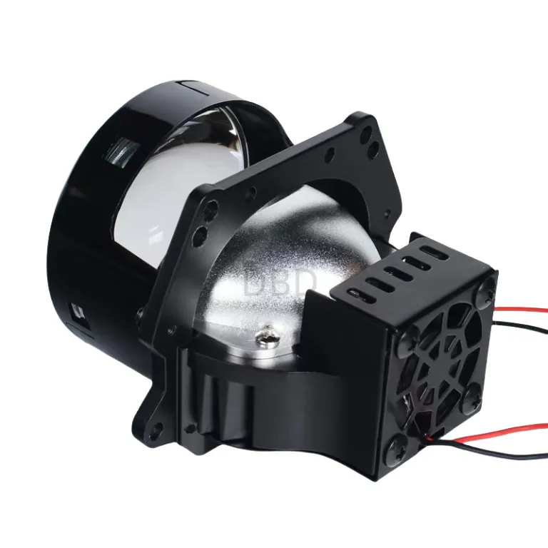 چراغ جلو LED دوگانه سوز لنزدار کوتاه 60W مخصوص خودرو و موتورسیکلت با نور بالا و پایین 3 اینچ عرضه مستقیم کارخانه