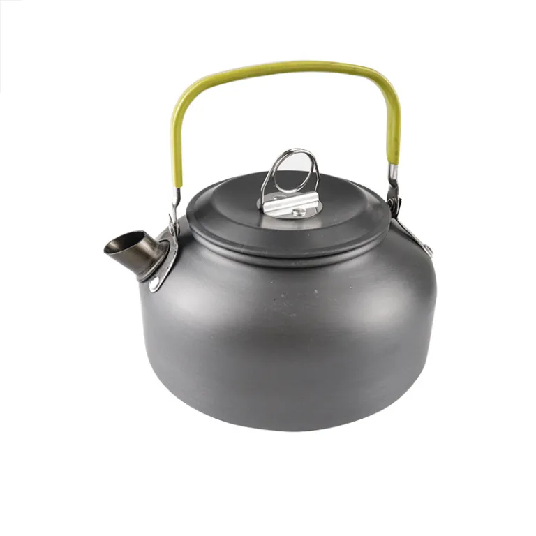 ست قابلمه و کتری کمپینگ آلومینیومی قابل حمل برای پیک‌نیک و فضای باز DS-308