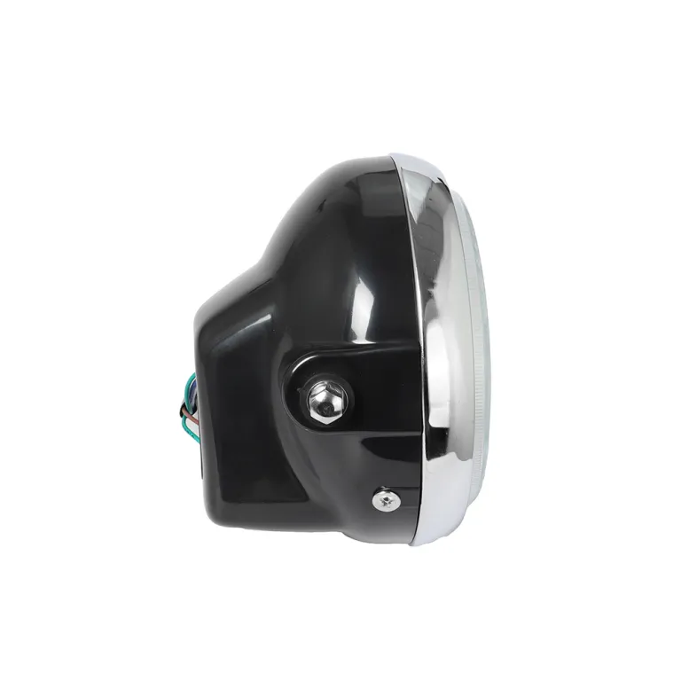 چراغ جلوی موتورسیکلت 7 اینچی اصلاحشده گرد مناسب برای هائولو بابا لینگ جیو مو EN125-2F-3A مجموعه چراغ جلو